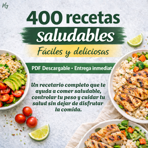 400 Recetas Saludables  en PDF